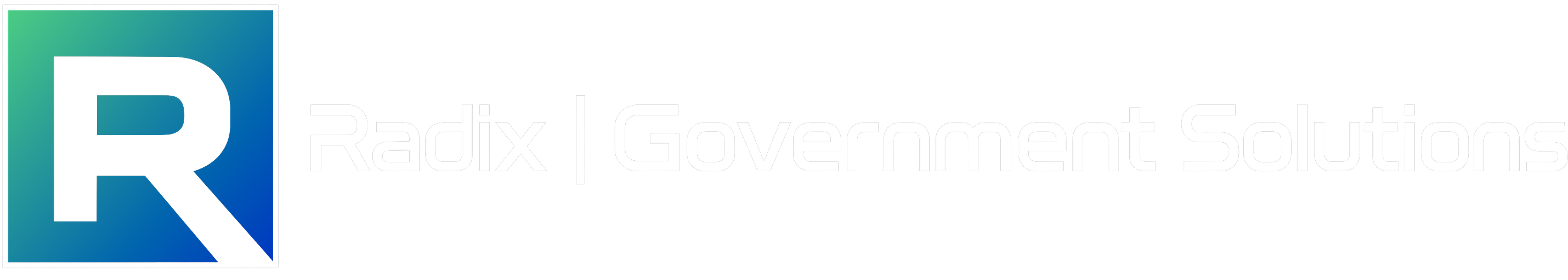 Radix Government Solutions, home
